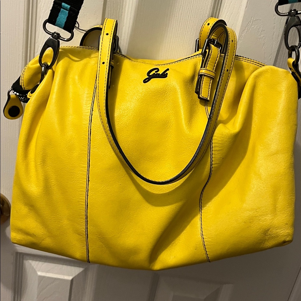 NWOT~ Perfect condition Gabs Vibrant Yellow Shoulder Bag